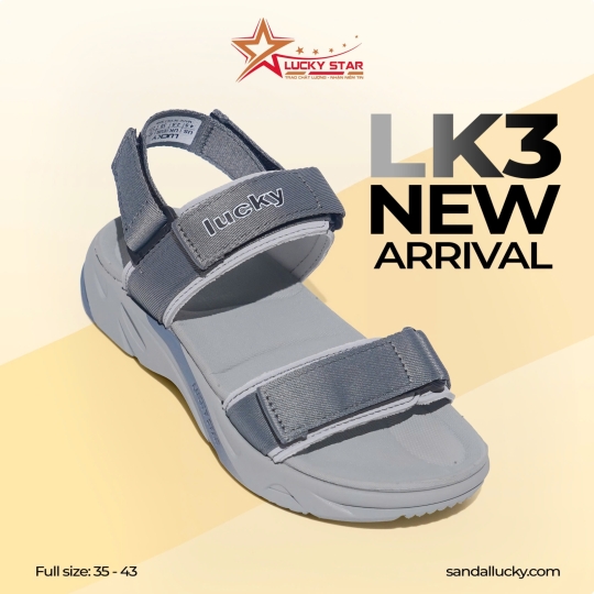 Sandal Nam Nữ Full Xám Sơn Quai Lót Eva