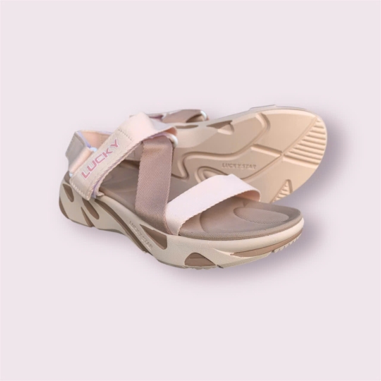 Sandal Nữ Đi Học D07B Ver2 Hồng Nâu